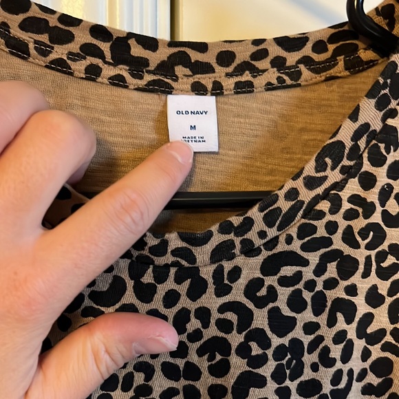 Almost New Old Navy Leopard Print Dress - Picture 3 of 3